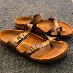 Birkenstock Mayari golden brown US 11 EU 42 excellent condition